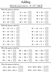 Matemática para crianças - ficha de exercícios 227