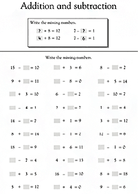 Matemática para crianças - ficha de exercícios 231