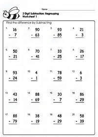 Matemática para crianças - ficha de exercícios 234