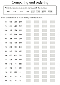 Matemática para crianças - ficha de exercícios 235