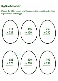 Matemática para crianças - ficha de exercícios 239
