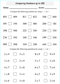 Matemática para crianças - ficha de exercícios 242