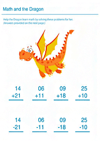 Matemática para crianças - ficha de exercícios 255