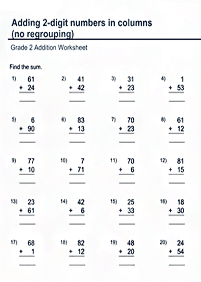 Matemática para crianças - ficha de exercícios 289