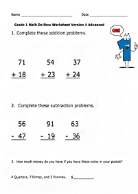 Matemática para crianças - ficha de exercícios 290