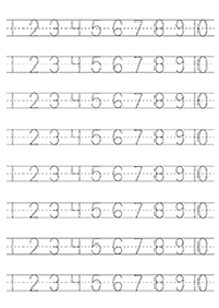 Folhas de exercícios de números - ficha de exercício 9