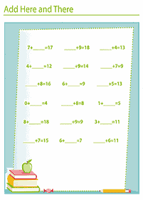 Folhas de atividades Primeira série - Ficha de exercício 114