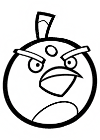 Desenhos para colorir dos Angry Birds - Página de colorir 1