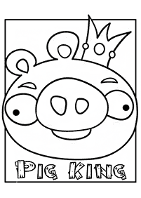 Desenhos para colorir dos Angry Birds - Página de colorir 11