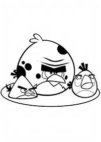 Desenhos para colorir dos Angry Birds - Página de colorir 28