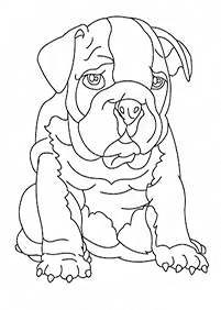 Imagens de cachorros para colorir – Página de colorir 22