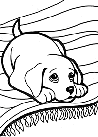 Imagens de cachorros para colorir – Página de colorir 3