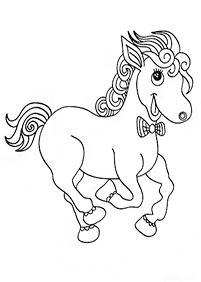 Desenhos de cavalos para colorir – Página de colorir 15