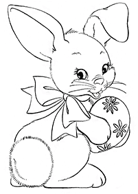 Desenhos de coelhos para colorir – Página de colorir 27