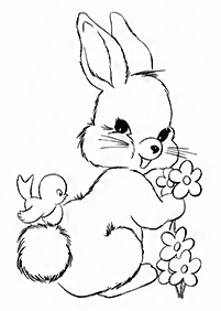 Desenhos de coelhos para colorir – Página de colorir 67