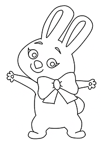 Desenhos de coelhos para colorir – Página de colorir 75