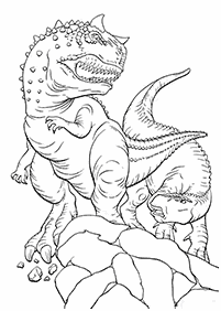 Imagens de dinossauros para colorir – Página de colorir 72