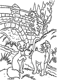 Desenhos de gatos para colorir – Página de colorir 28