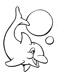 Desenhos de golfinhos para colorir – Página de colorir 27