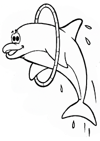 Desenhos de golfinhos para colorir – Página de colorir 31