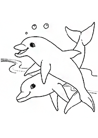 Desenhos de golfinhos para colorir – Página de colorir 32