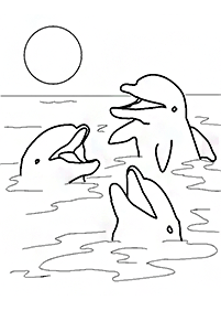 Desenhos de golfinhos para colorir – Página de colorir 40