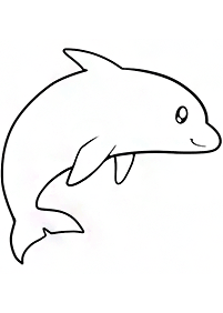 Desenhos de golfinhos para colorir – Página de colorir 55