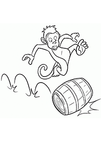 Desenhos de macacos para colorir – Página de colorir 86