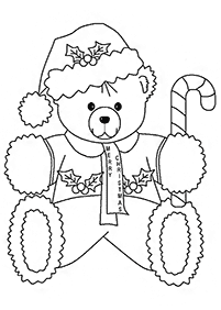 Desenhos de ursos para colorir – Página de colorir 11