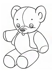 Desenhos de ursos para colorir – Página de colorir 18