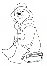 Desenhos de ursos para colorir – Página de colorir 6