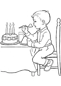 desenhos de aniversário para colorir - Página de colorir 46