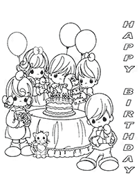 desenhos de aniversário para colorir - Página de colorir 52