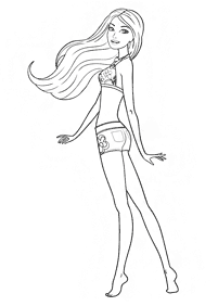 Desenhos para colorir da Barbie - Página de colorir 21