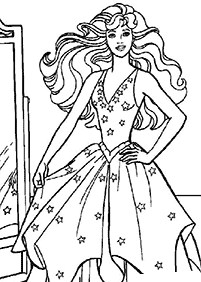 Desenhos para colorir da Barbie - Página de colorir 67