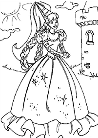 Desenhos para colorir da Barbie - Página de colorir 71