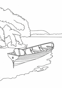 desenhos de barco para colorir - Página de colorir 24