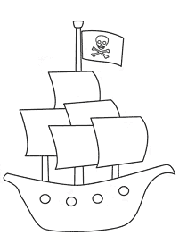 desenhos de barco para colorir - Página de colorir 25