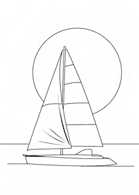 desenhos de barco para colorir - Página de colorir 48