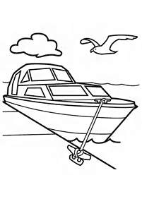 desenhos de barco para colorir - Página de colorir 5