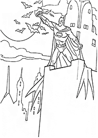 Desenhos do Batman para colorir - Página de colorir 24