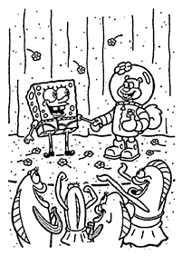 Desenhos para colorir do Bob Esponja – Página de colorir 12