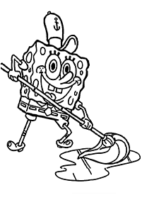 Desenhos para colorir do Bob Esponja – Página de colorir 69