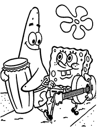 Desenhos para colorir do Bob Esponja – Página de colorir 82