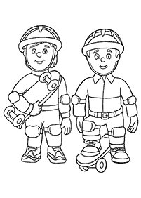 Desenhos para colorir do Bombeiro Sam - Página de colorir 13