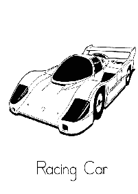 desenhos de carros para colorir - Página de colorir 1