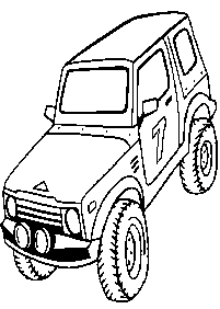 desenhos de carros para colorir - Página de colorir 2