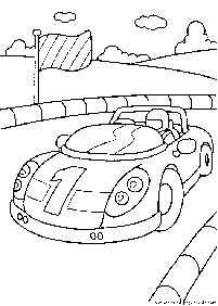 desenhos de carros para colorir - Página de colorir 3