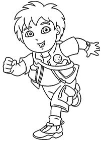 go diego go desenhos para colorir - Página de colorir 1