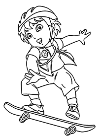 go diego go desenhos para colorir - Página de colorir 14